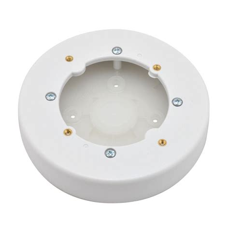 legrand wiremold 4 in non metallic circular fixture box white|legrand nmw4 round ceiling.